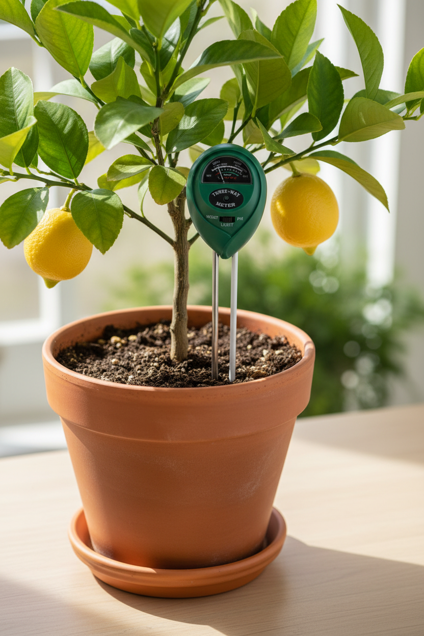 The STARTER ZEST Meyer Lemon Tree + Complete Care Set