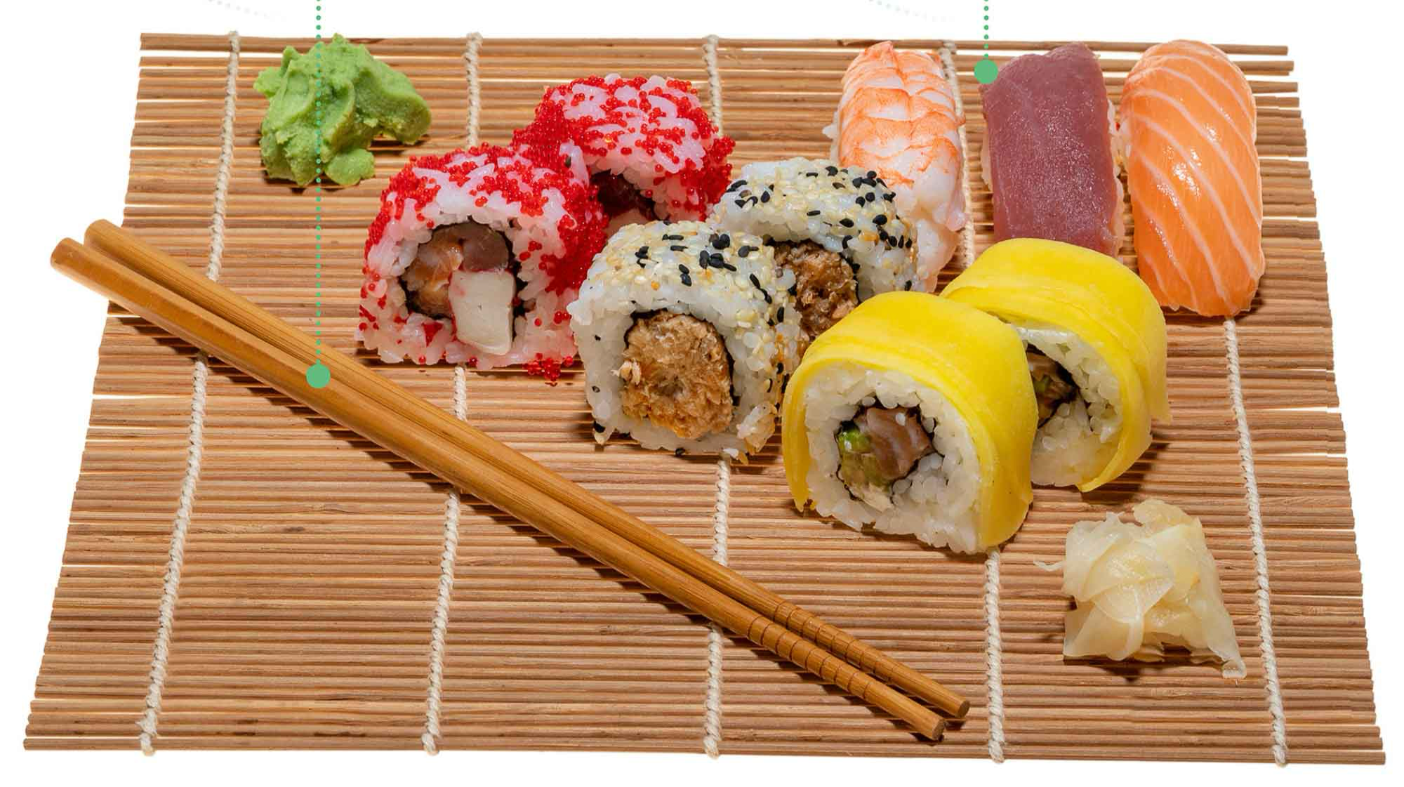 Bamboo Eco-Conscious Sushi Making Kit – 9 Pieces