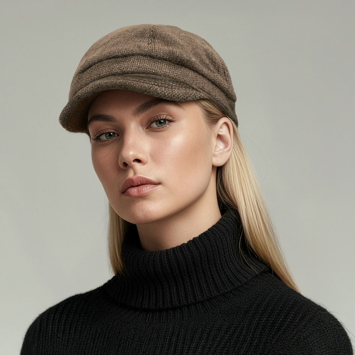 PEAK HAT WITH LUREX-0