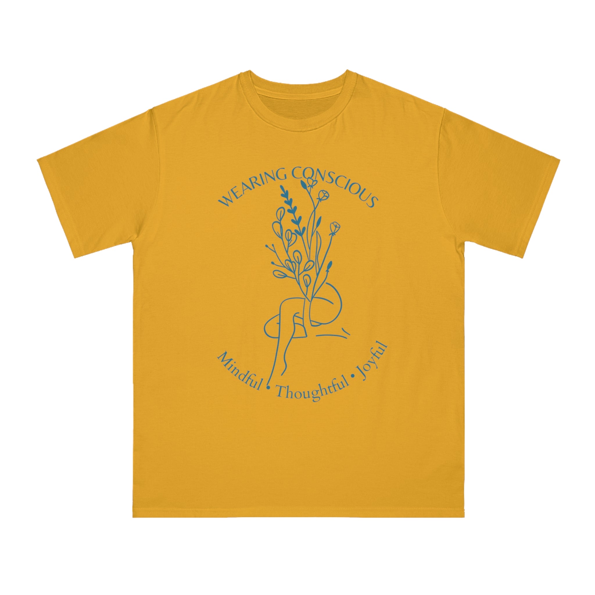 Mindful Thoughtful Joyful Organic Unisex T-Shirt