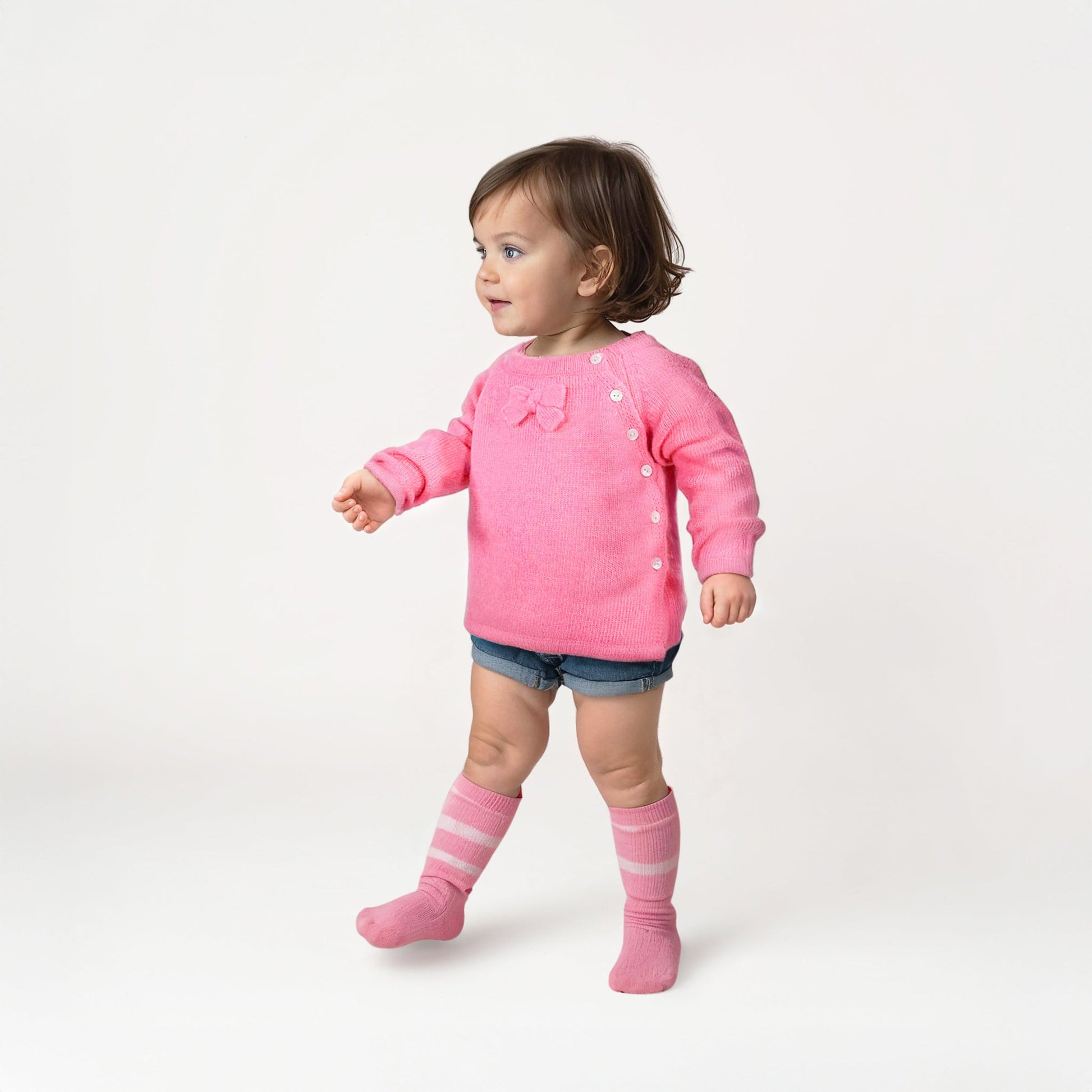 BABIES BOW SWEATERS-0