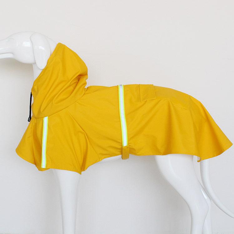 Reflective Waterproof Dog Raincoat-5