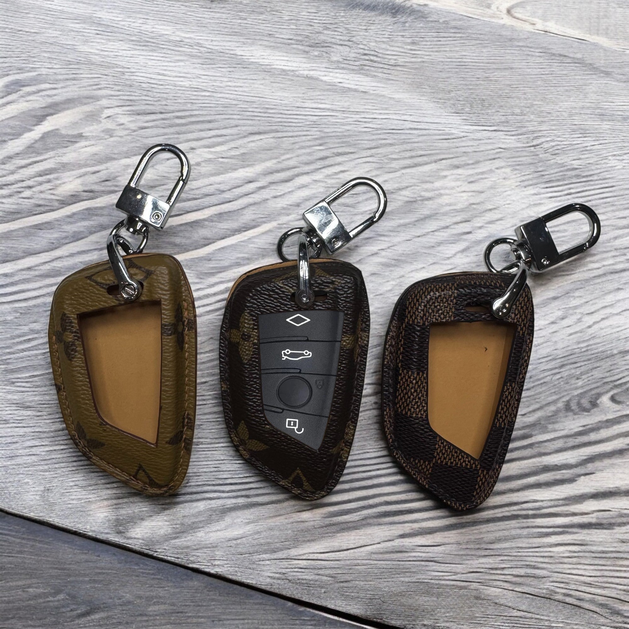 Premium Louis Vuitton Canvas Key Case for BMW – Handmade from Authentic Upcycled Louis Vuitton