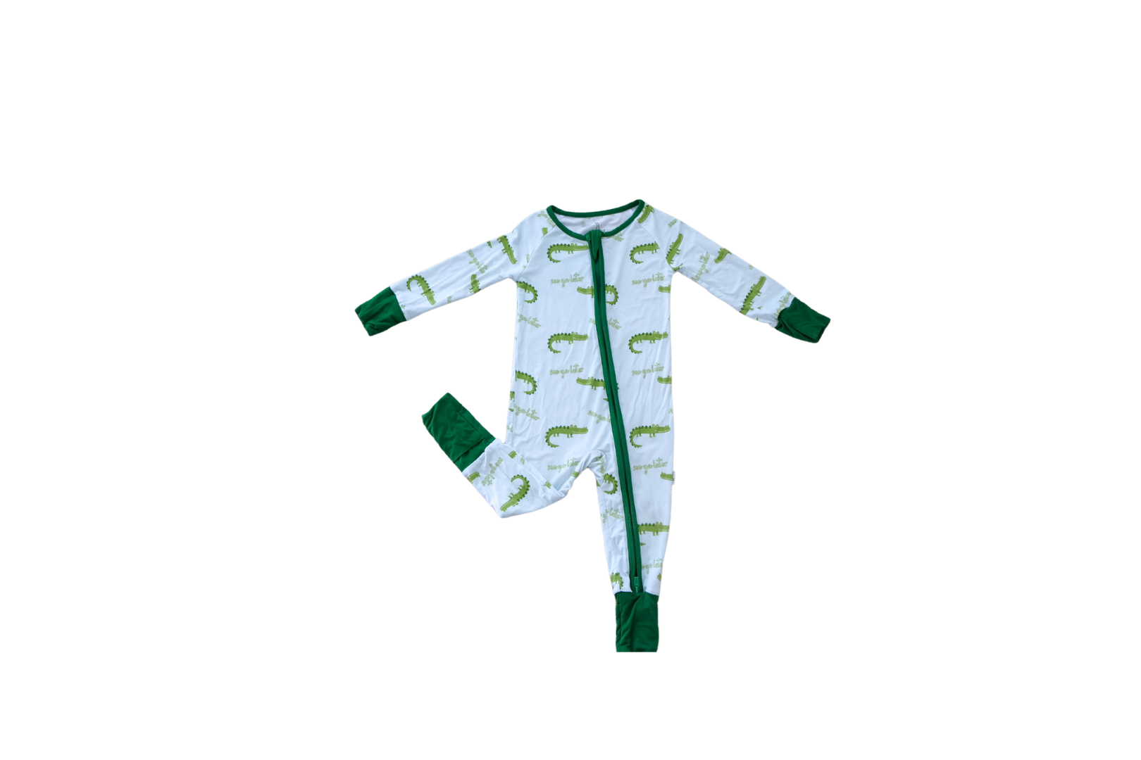 See Ya Later Alligator Bamboo Baby Romper