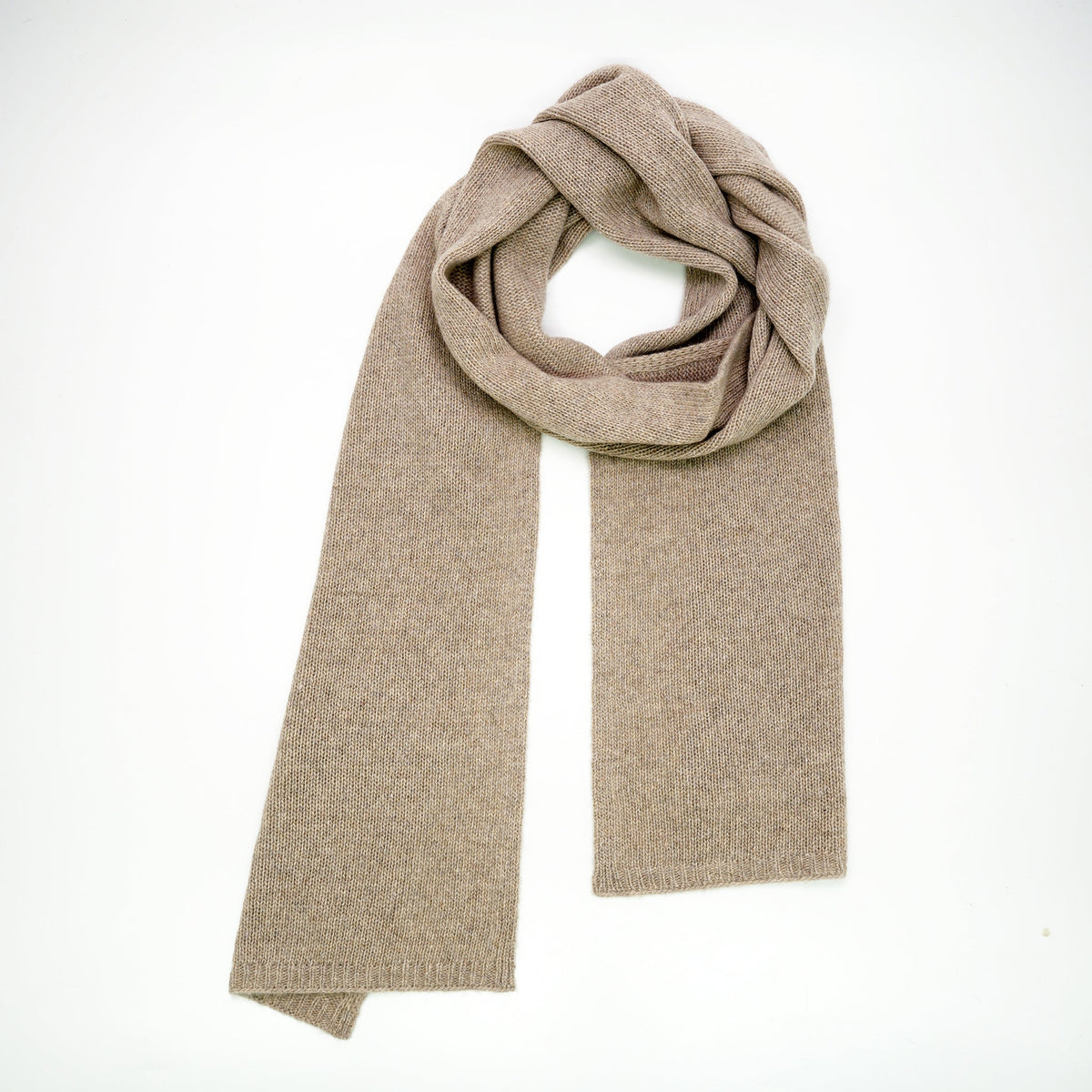 CASHMERE SCARF- NILE BROWN-0