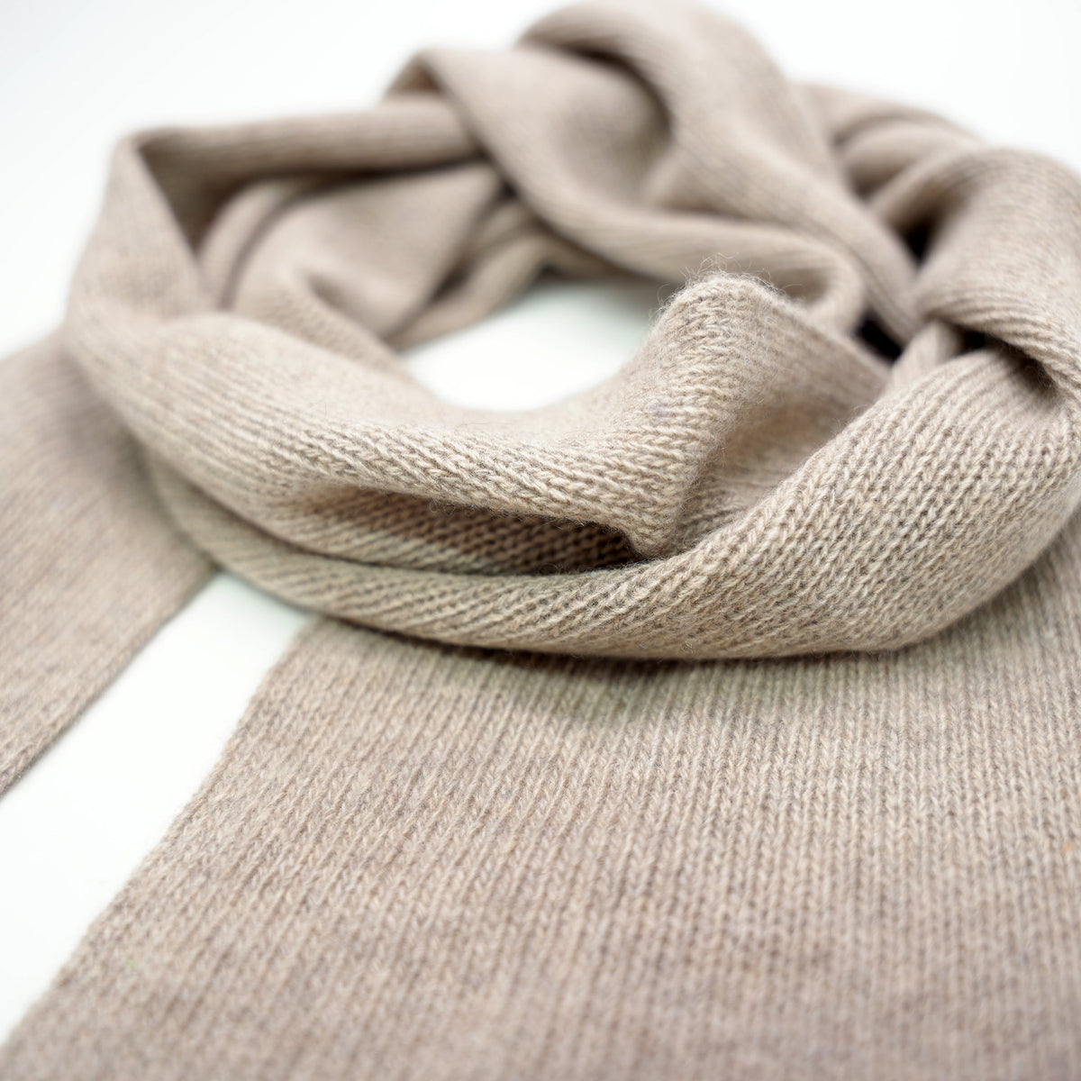 CASHMERE SCARF- NILE BROWN-1