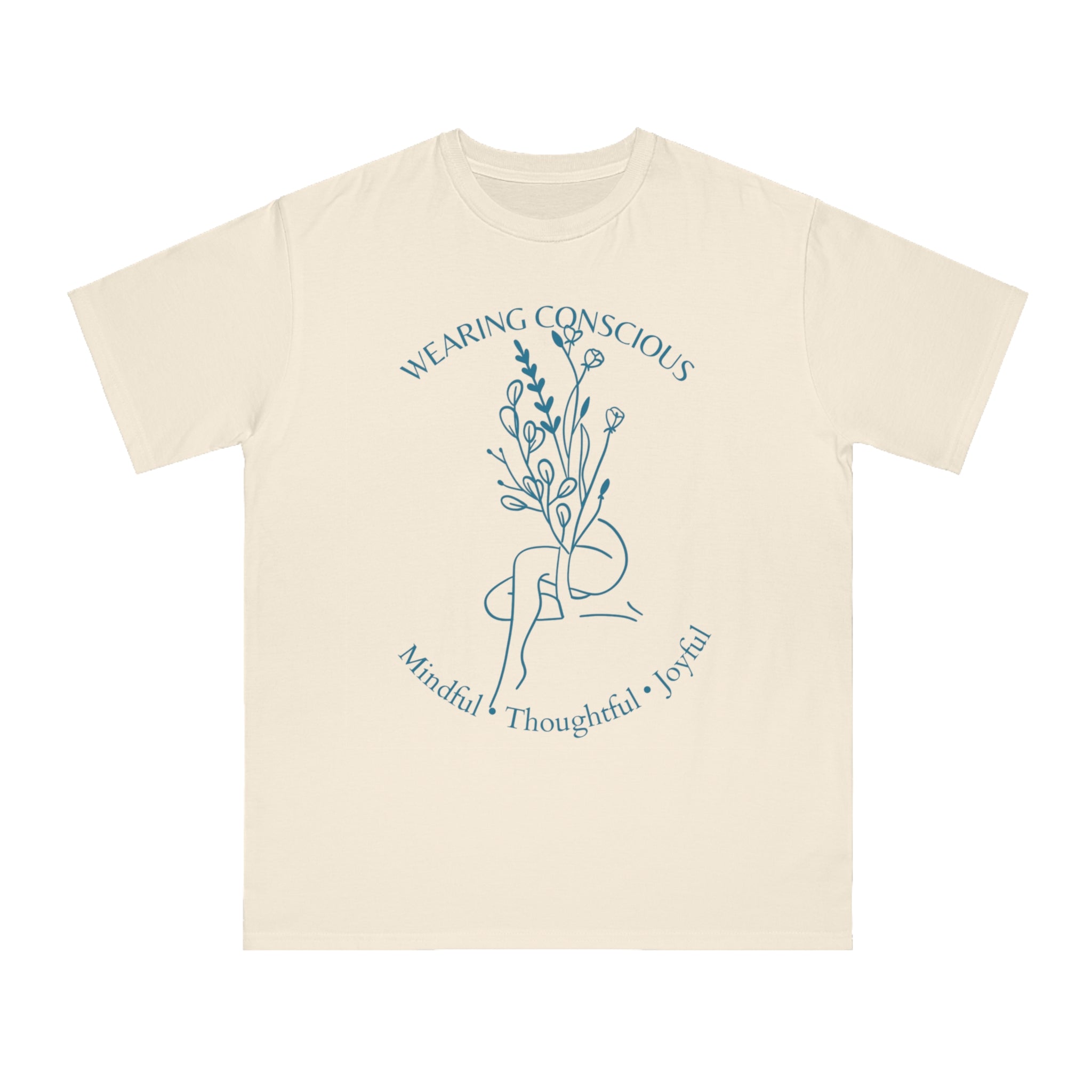 Mindful Thoughtful Joyful Organic Unisex T-Shirt