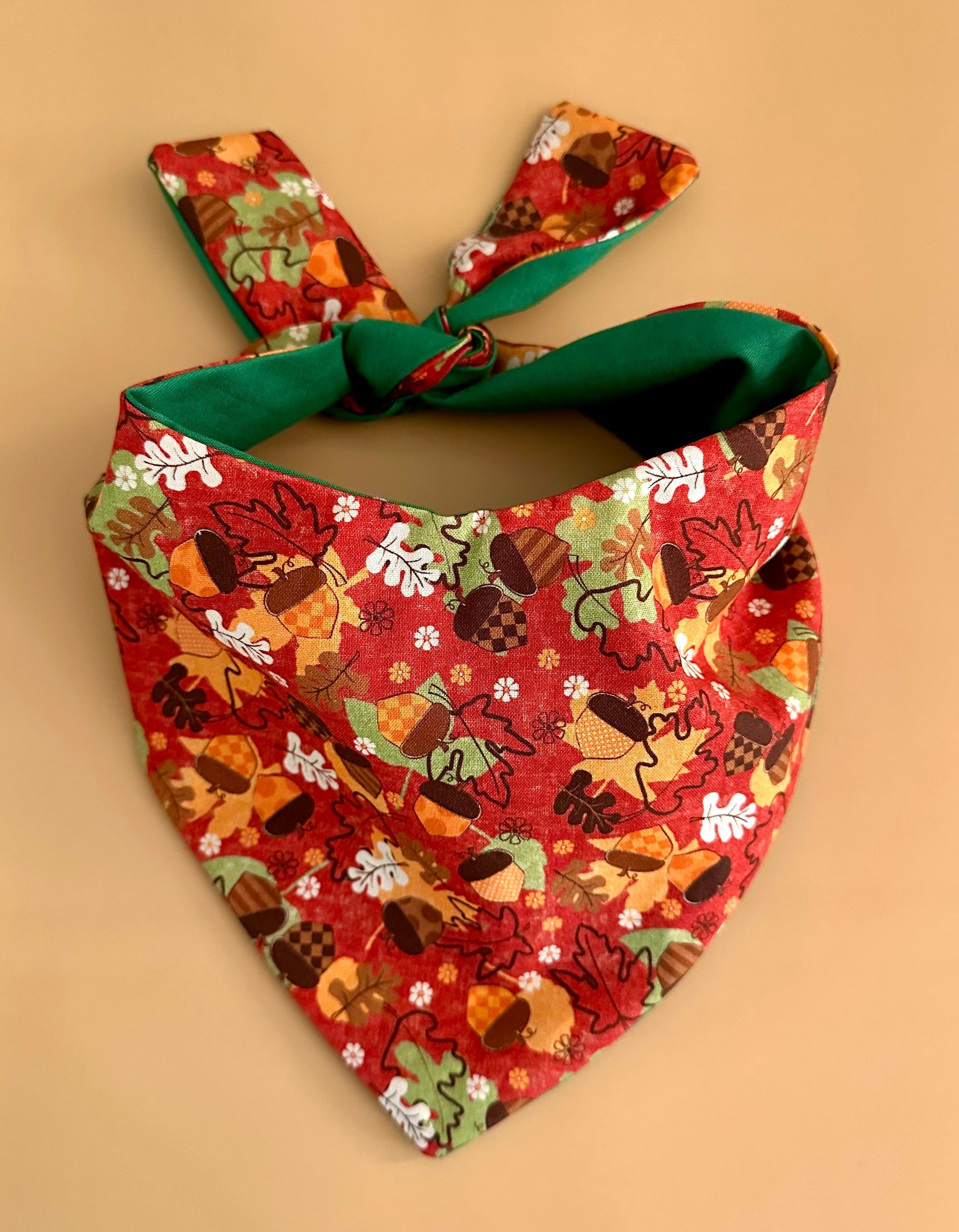 Fall Leaves Dog Bandana – Personalization Available!
