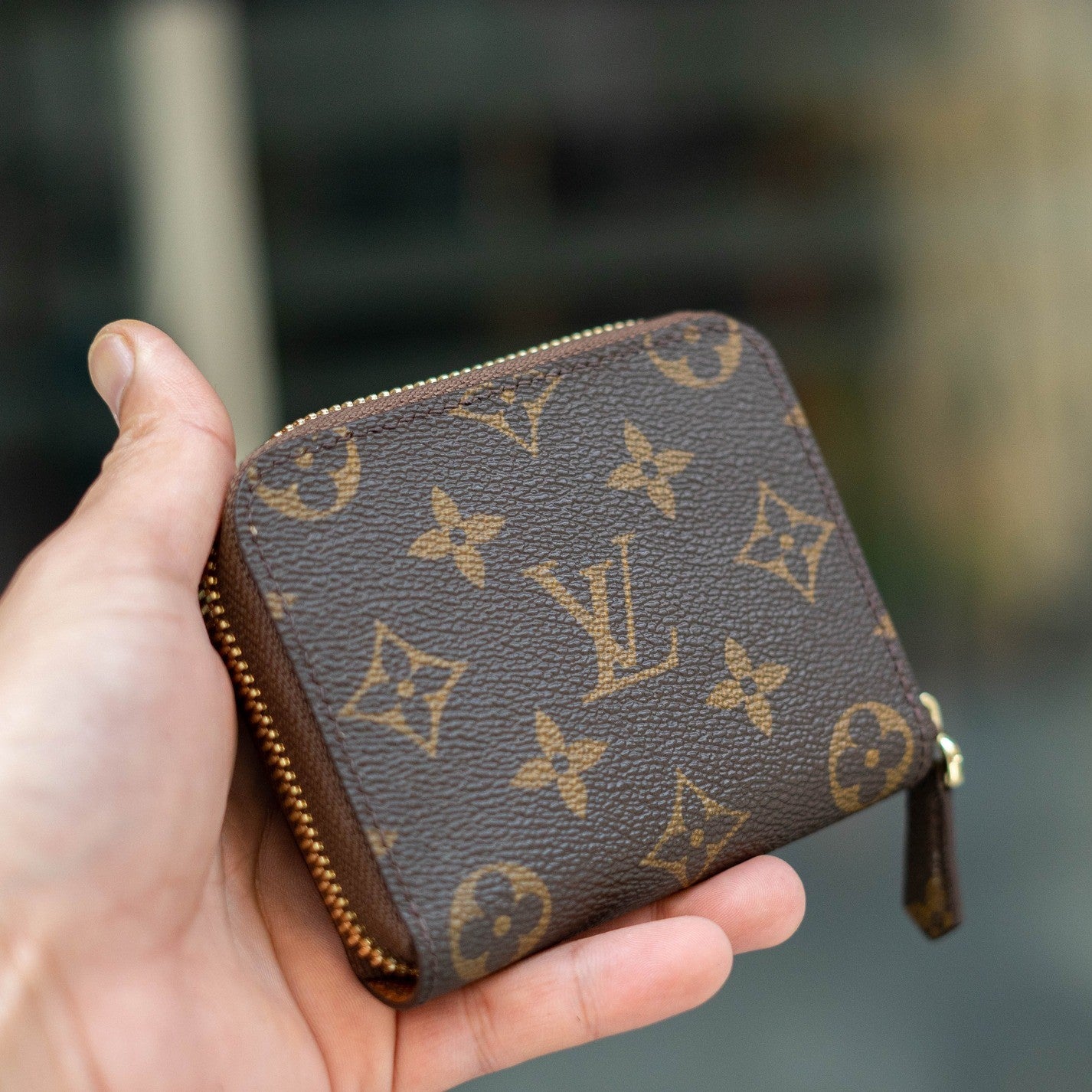 Recycled Louis Vuitton Wallet – Upcycled Luxury Card Holder Made to Order