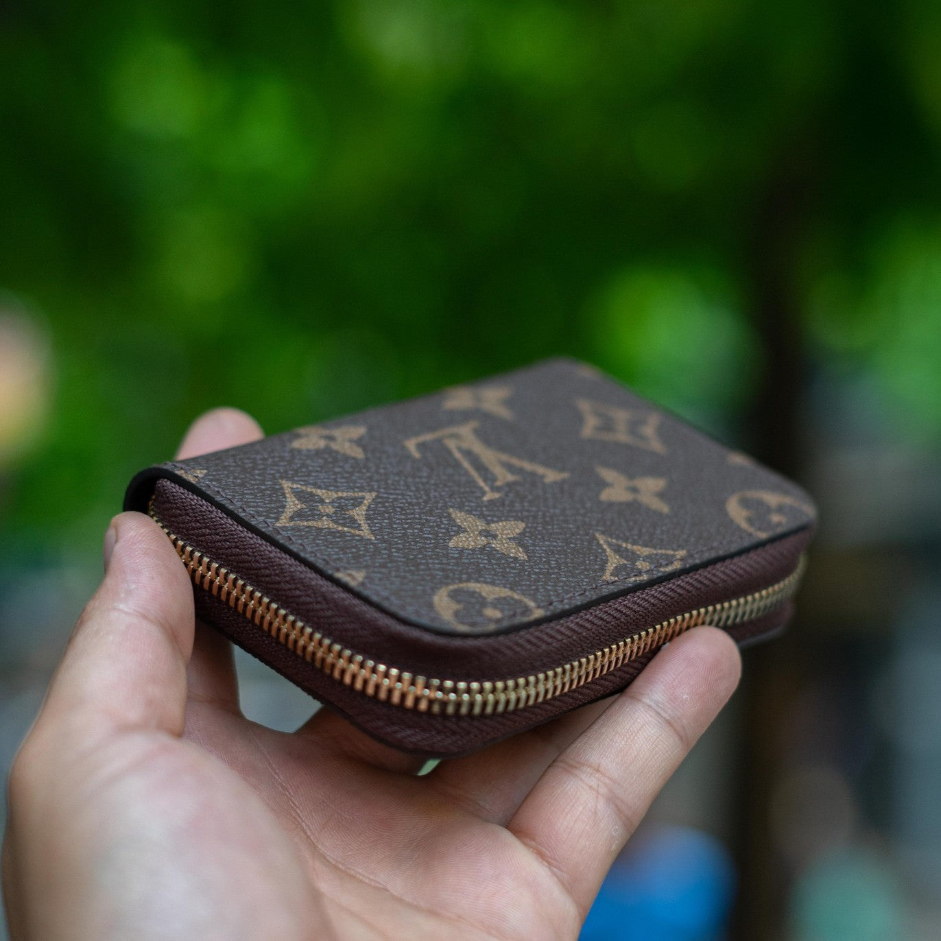 Recycled Louis Vuitton Wallet – Upcycled Luxury Card Holder Made to Order