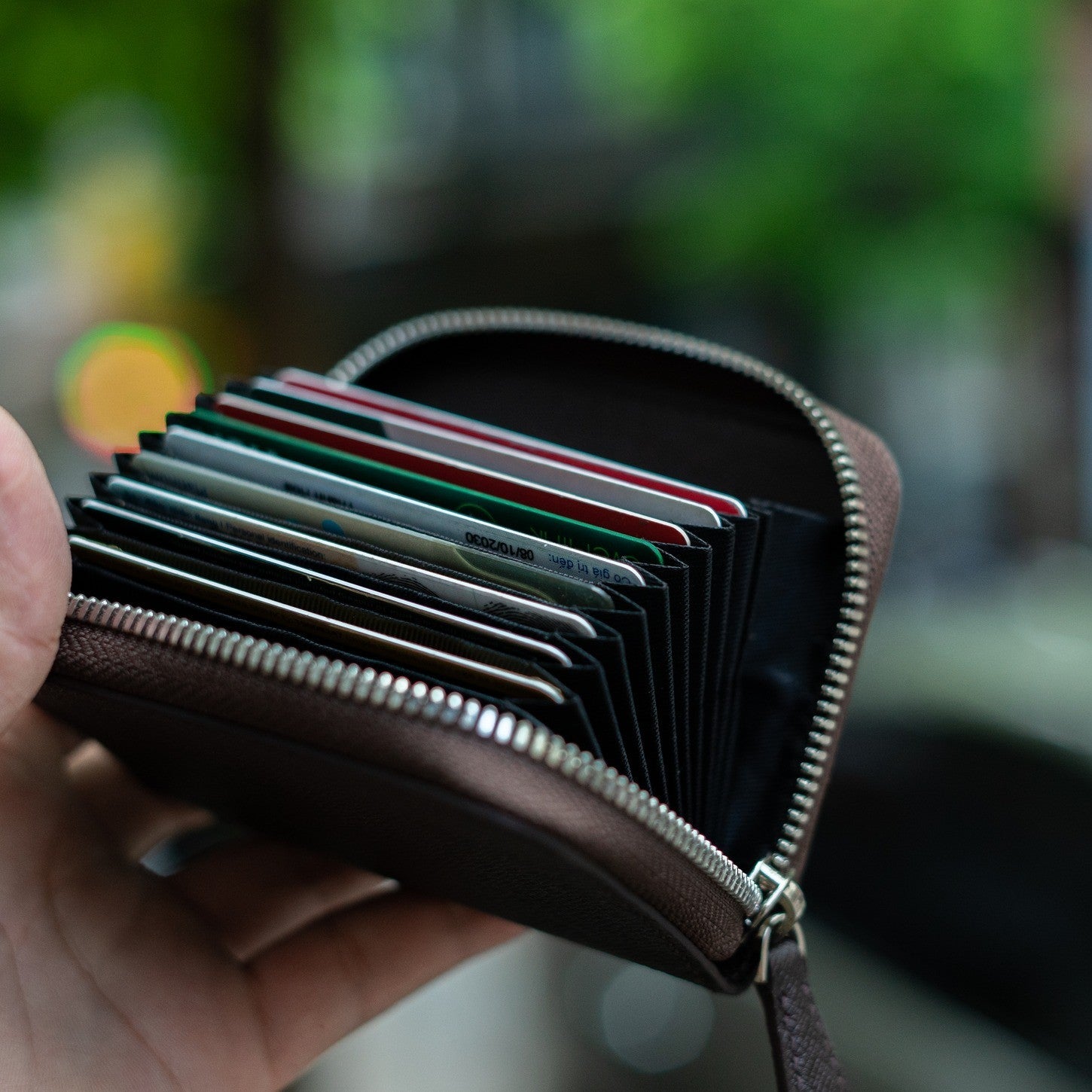 Recycled Louis Vuitton Wallet – Upcycled Luxury Card Holder Made to Order