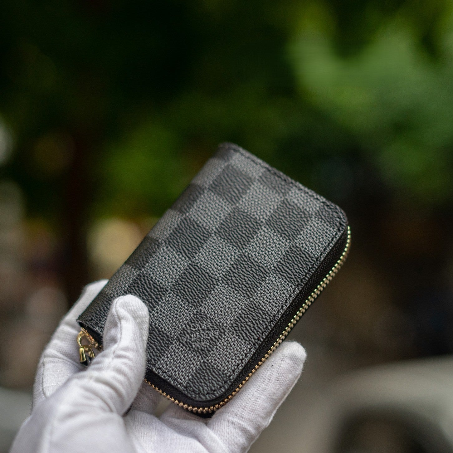 Recycled Louis Vuitton Wallet – Upcycled Luxury Card Holder Made to Order