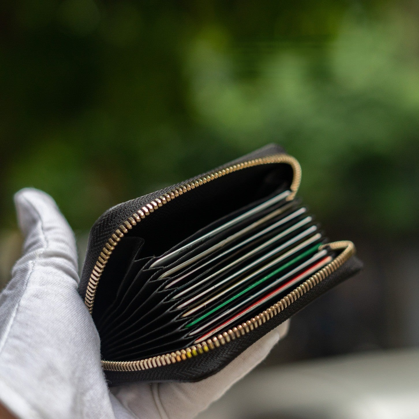 Recycled Louis Vuitton Wallet – Upcycled Luxury Card Holder Made to Order