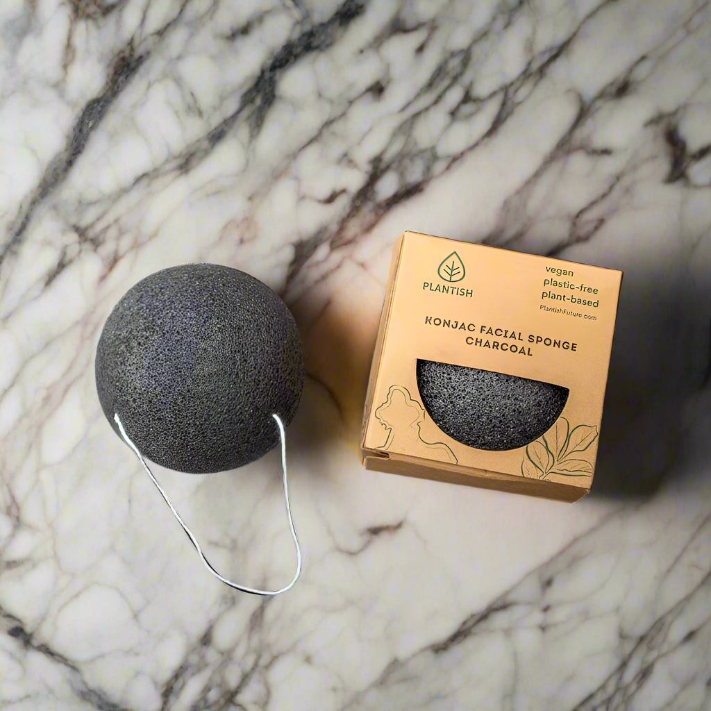 Konjac Facial Sponge - Charcoal