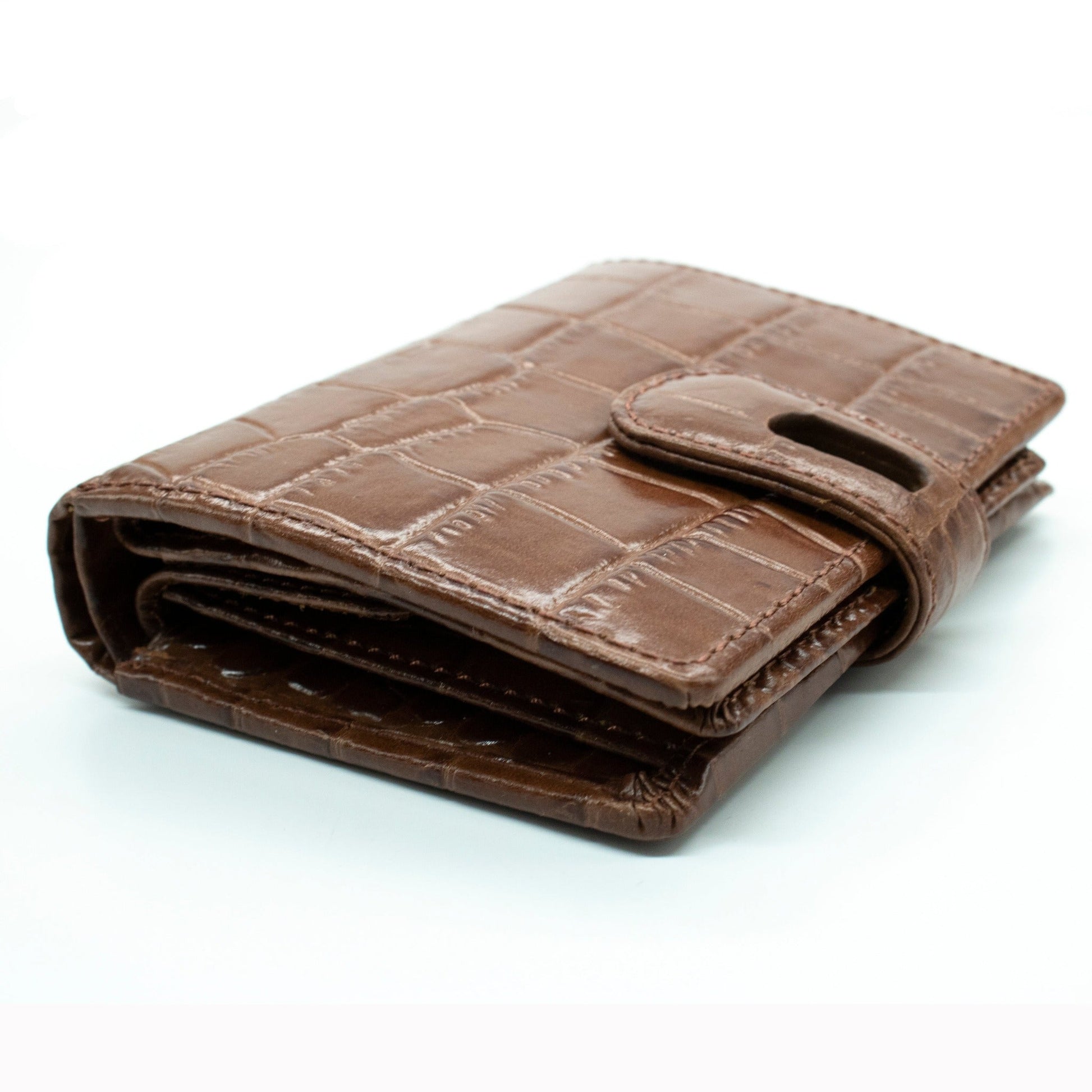 CROCCO WALLET WITH LOOPHOLE SNAP CLOSURE-2