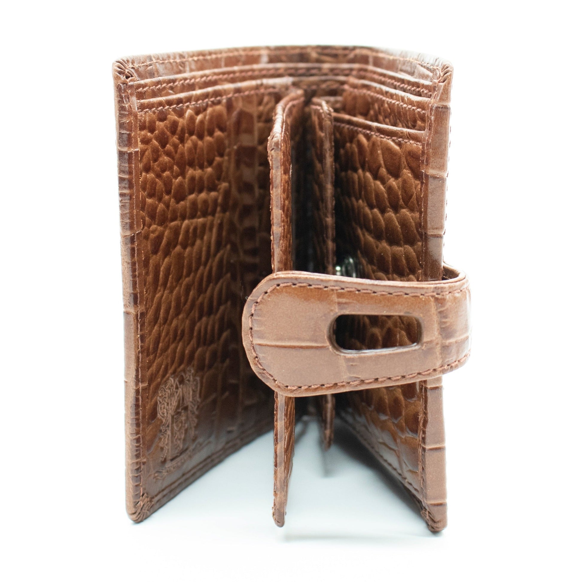 CROCCO WALLET WITH LOOPHOLE SNAP CLOSURE-1