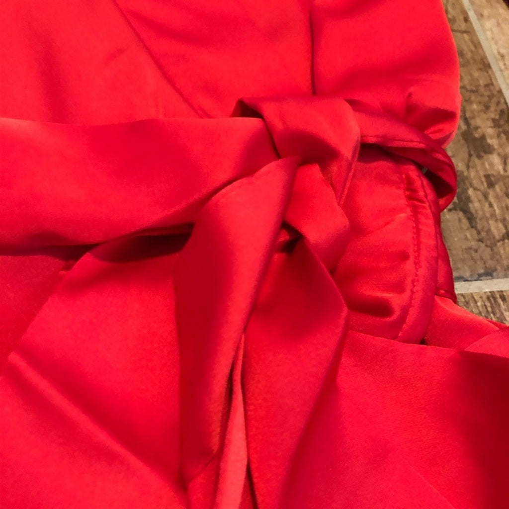 FEW MODA High-Low Wrap Dress/ Blouse