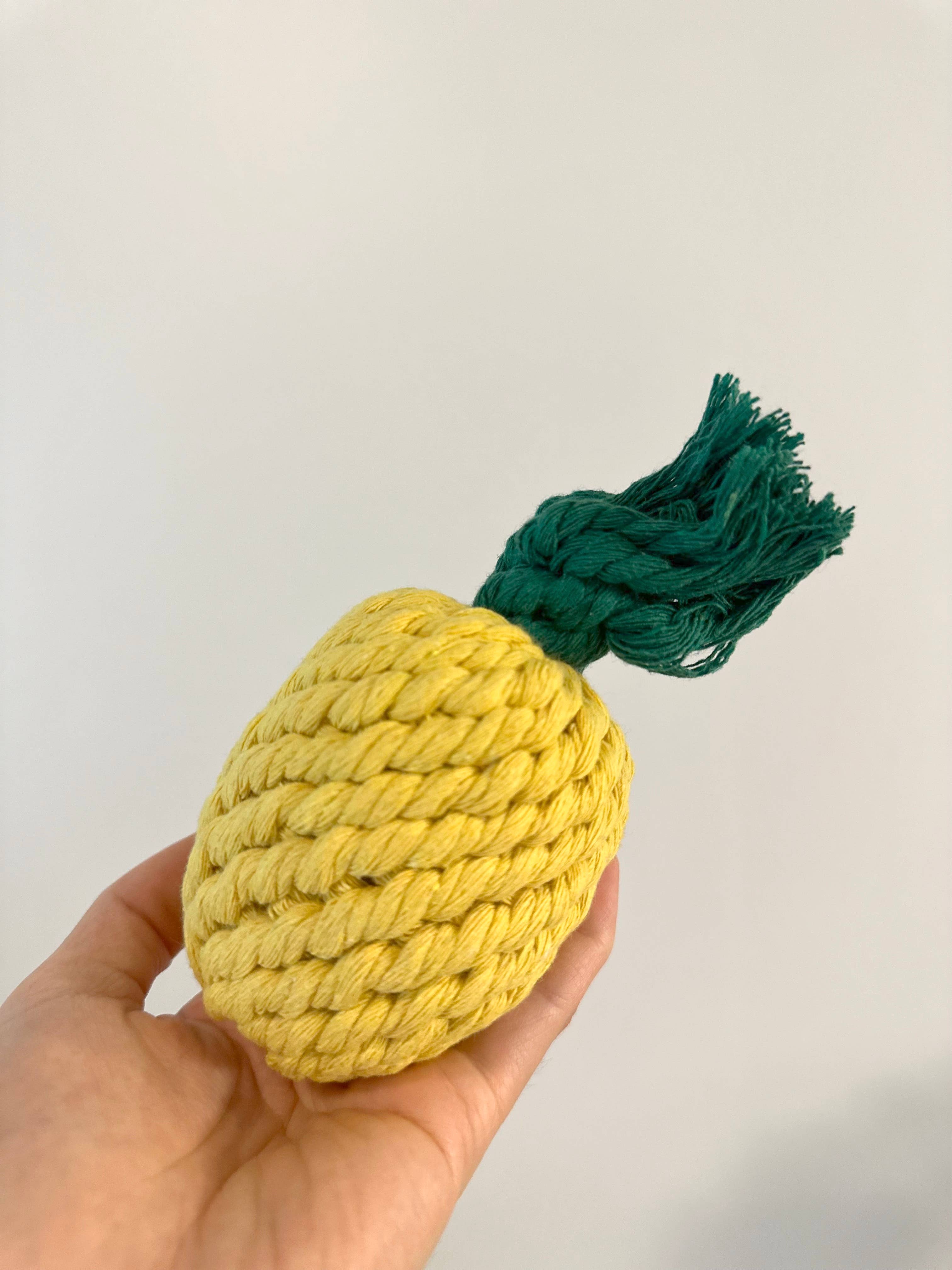 Monli Handcrafted Handmade Sustainable Pineapple Rope Toy