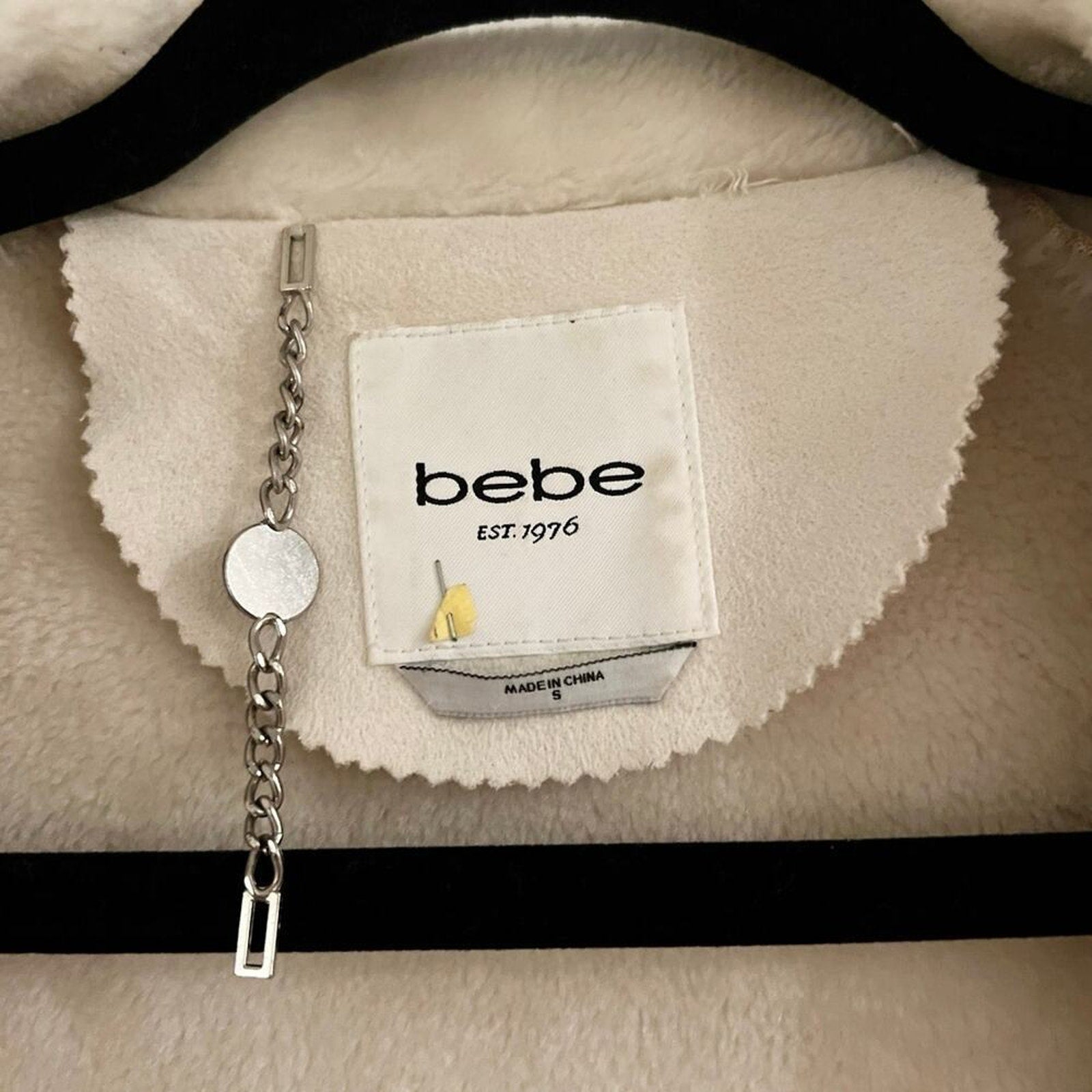 Bebe Waist Length Uneven Hem Coat