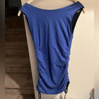 Pre-Loved Reversible Side Cinch Mini Dress – Purple/Black