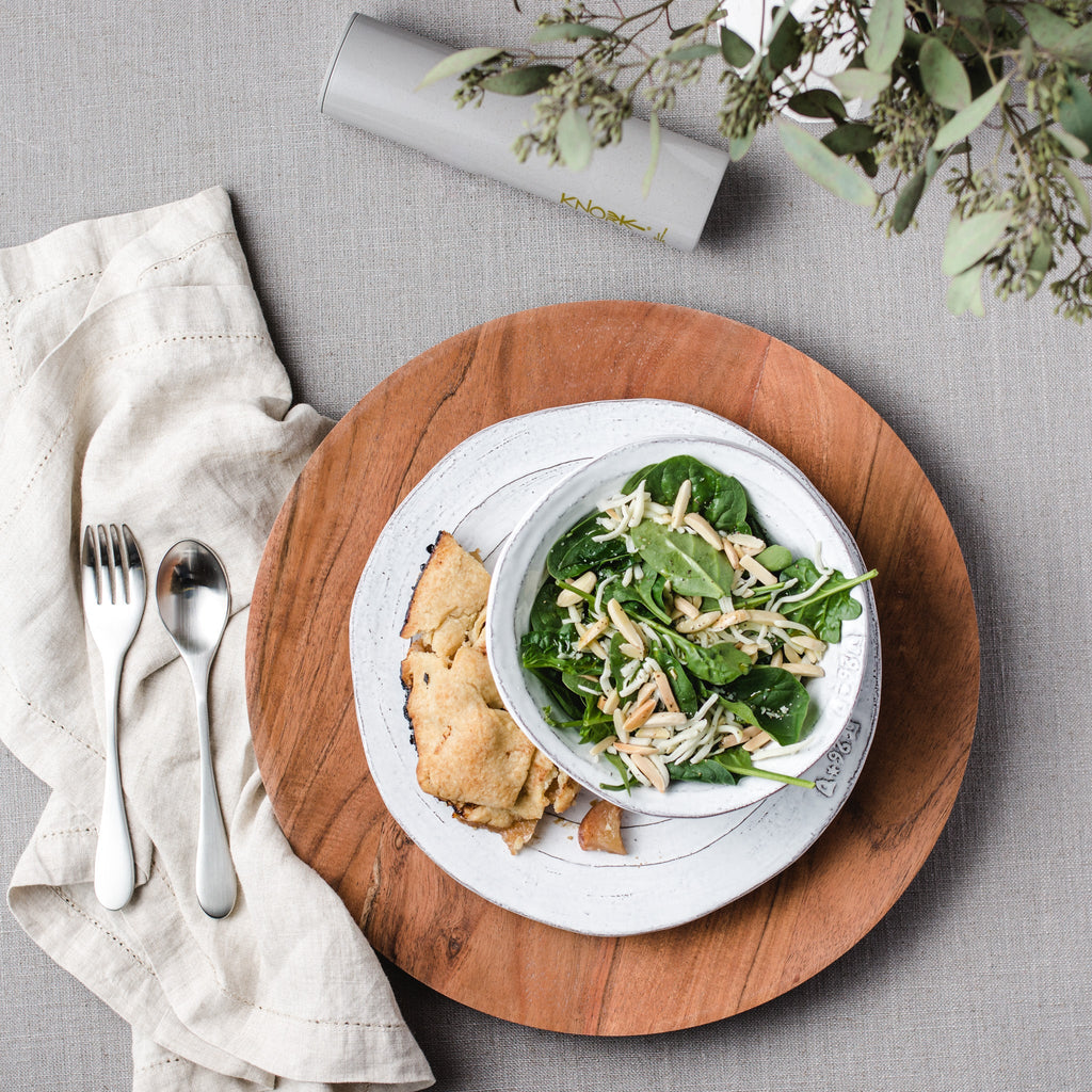 Eco Travel Set, 2 Piece Utensil Plus Case, Silver-2