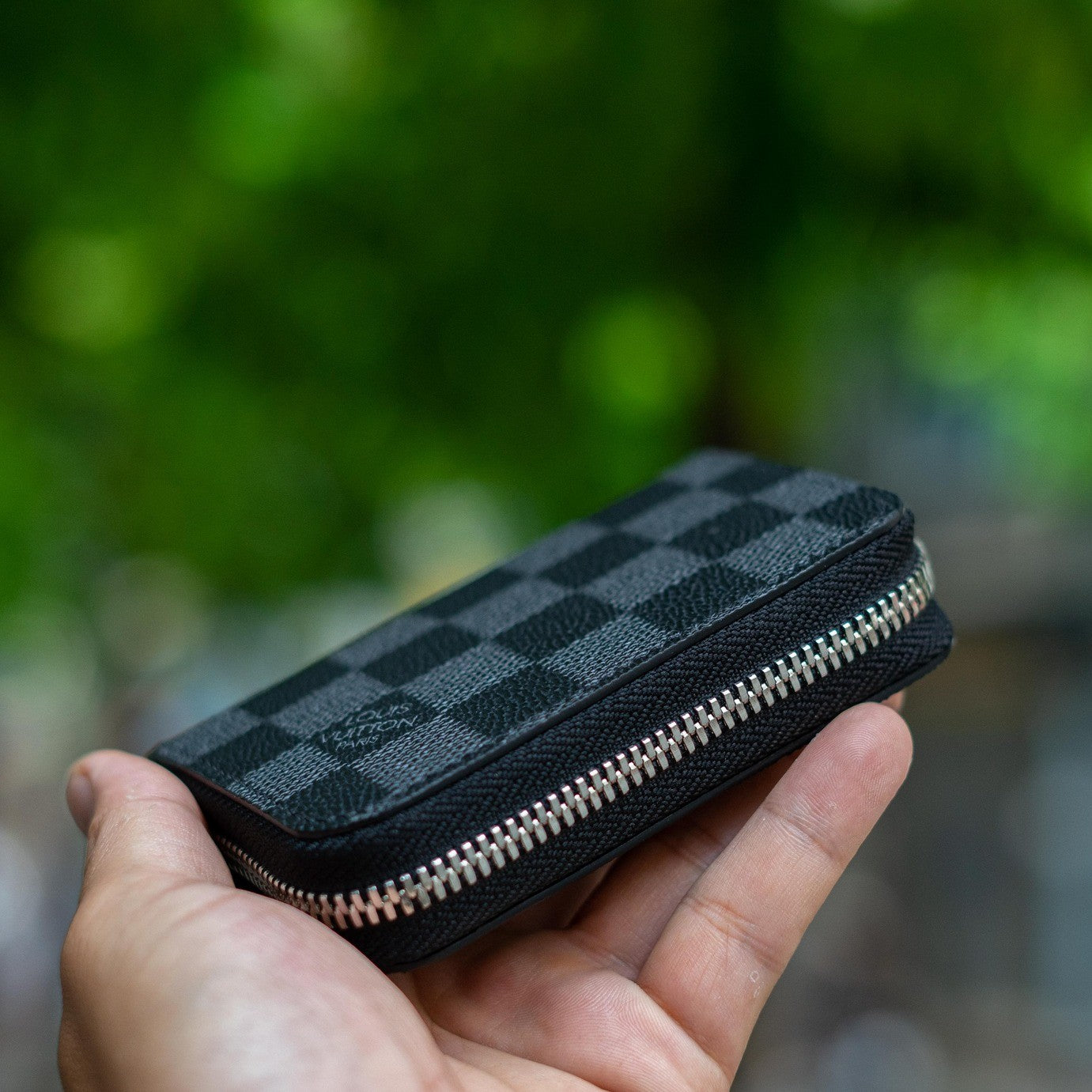 Recycled Louis Vuitton Wallet – Upcycled Luxury Card Holder Made to Order