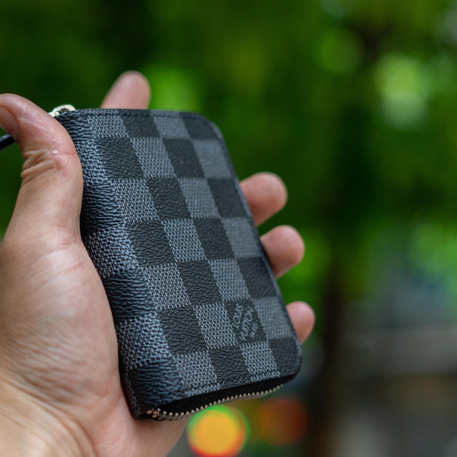 Recycled Louis Vuitton Wallet – Upcycled Luxury Card Holder Made to Order