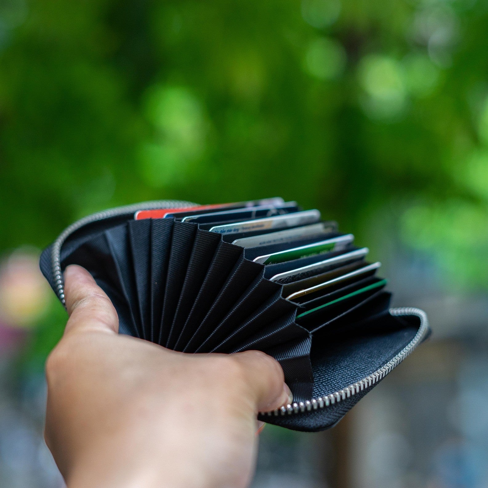 Recycled Louis Vuitton Wallet – Upcycled Luxury Card Holder Made to Order