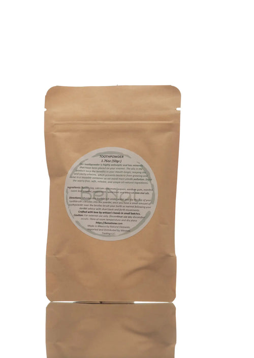 All-Natural Eco-Friendly Tooth Powder – 1.8 Oz