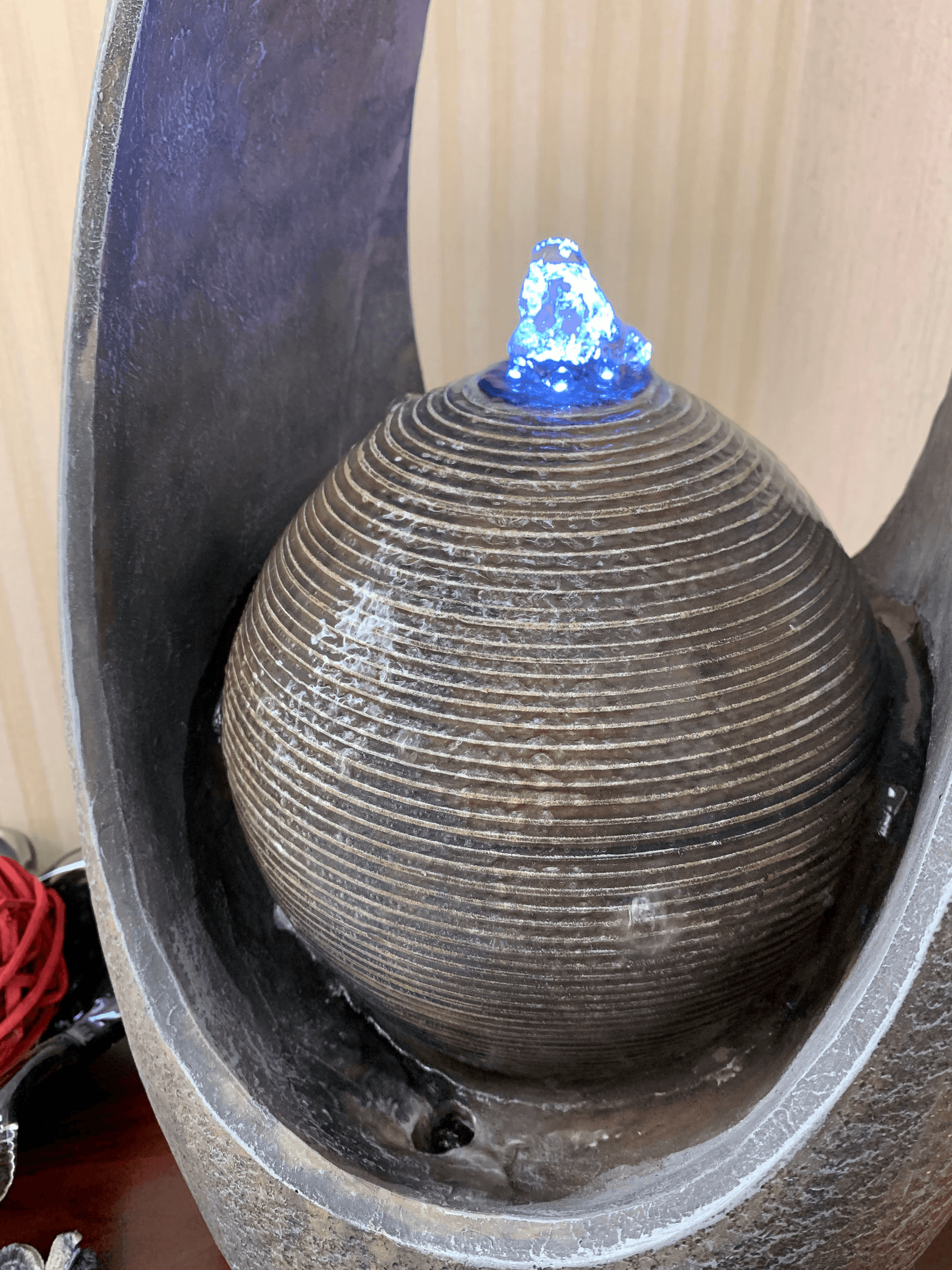 Euphoria Meditation Fountain With Led Night Light And Water Pump-4