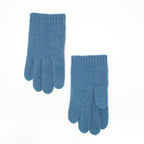 KIDS CASHMERE GLOVES - PALACE BLUE-0