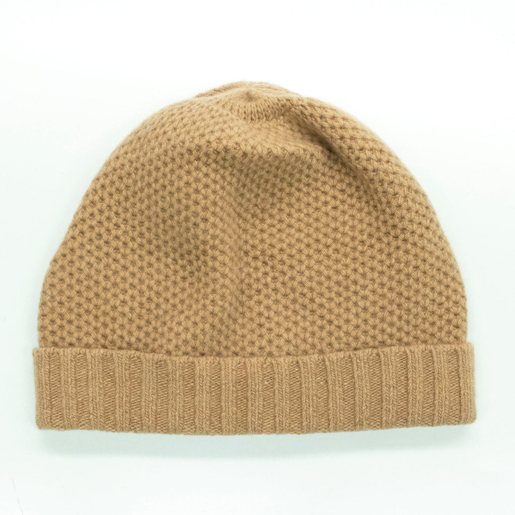 CASHMERE HONEYCOMB BEANIE-1