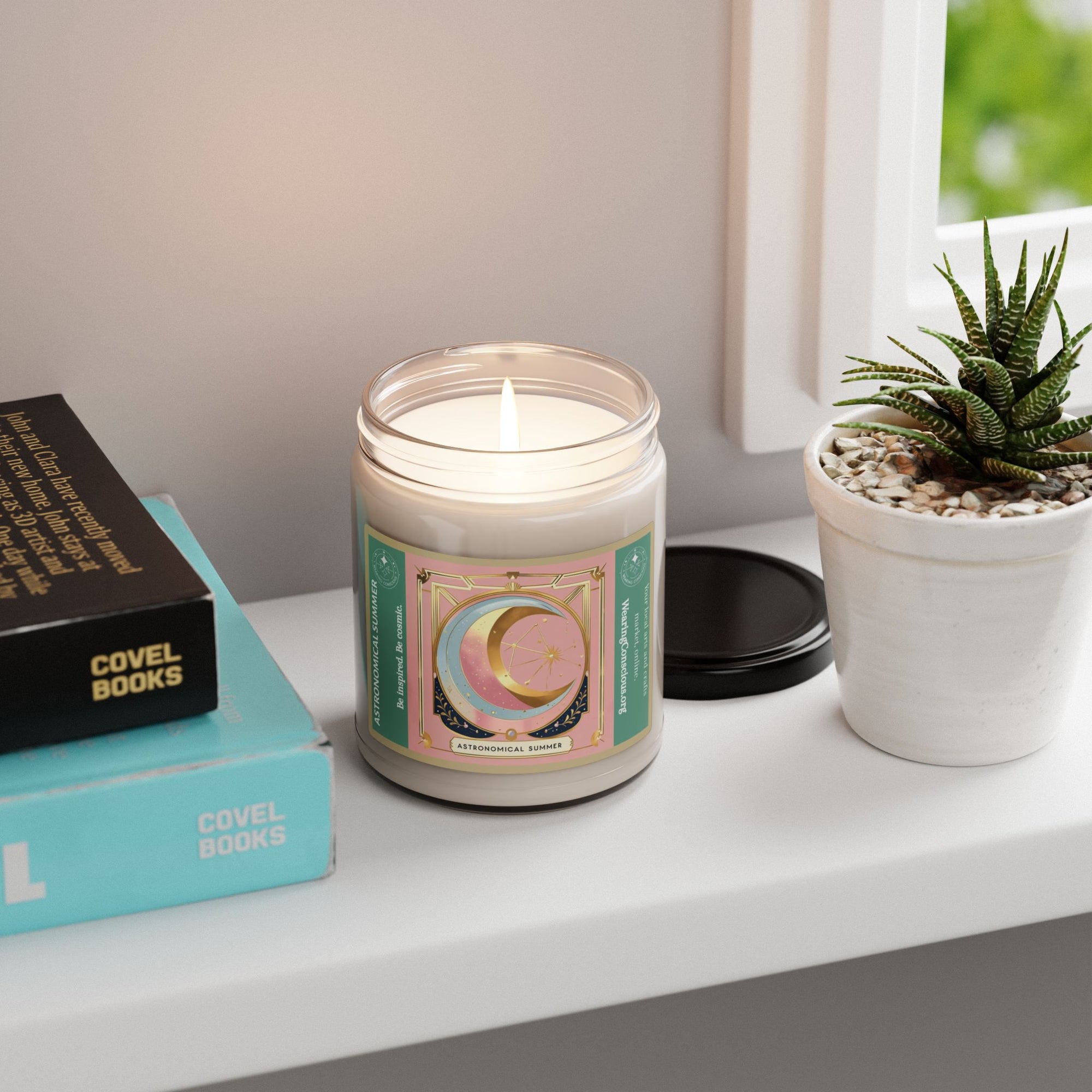 Astronomical Summer Celestial Scented Soy Candle - 9 Oz Jar
