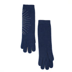 CASHMERE LONG GLOVES WITH STONES-2