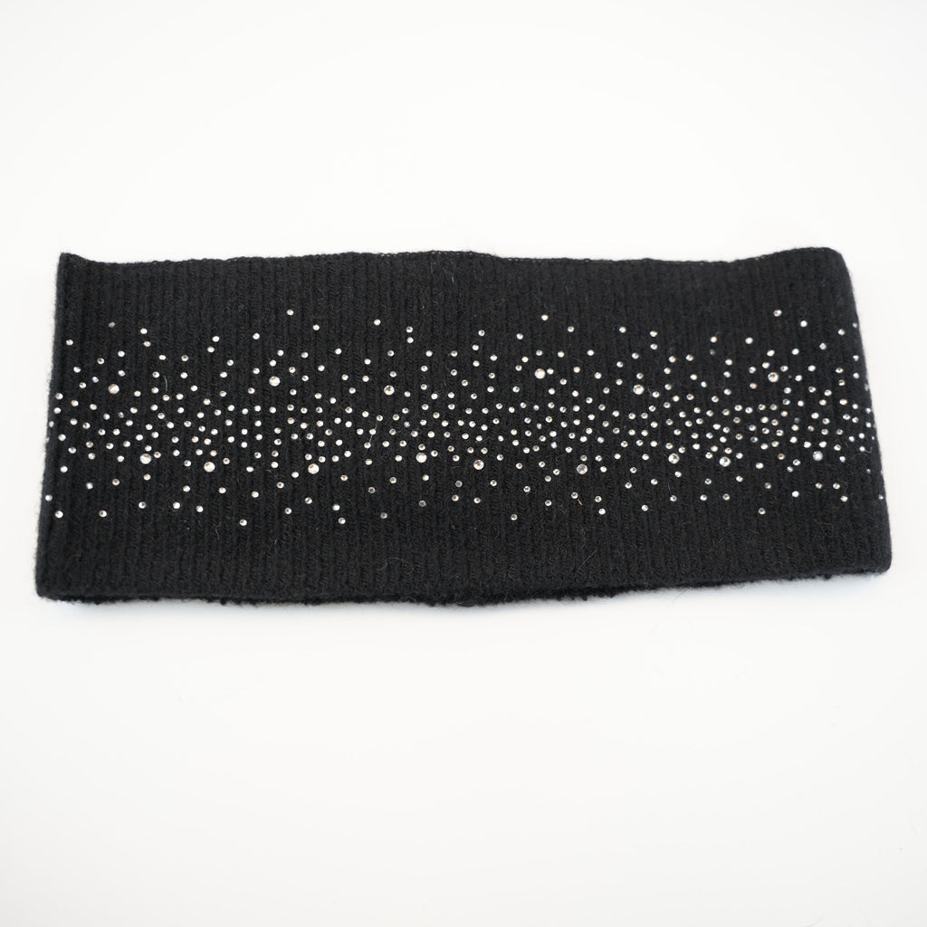 CASHMERE HEADBAND WITH RHINESTONES-1