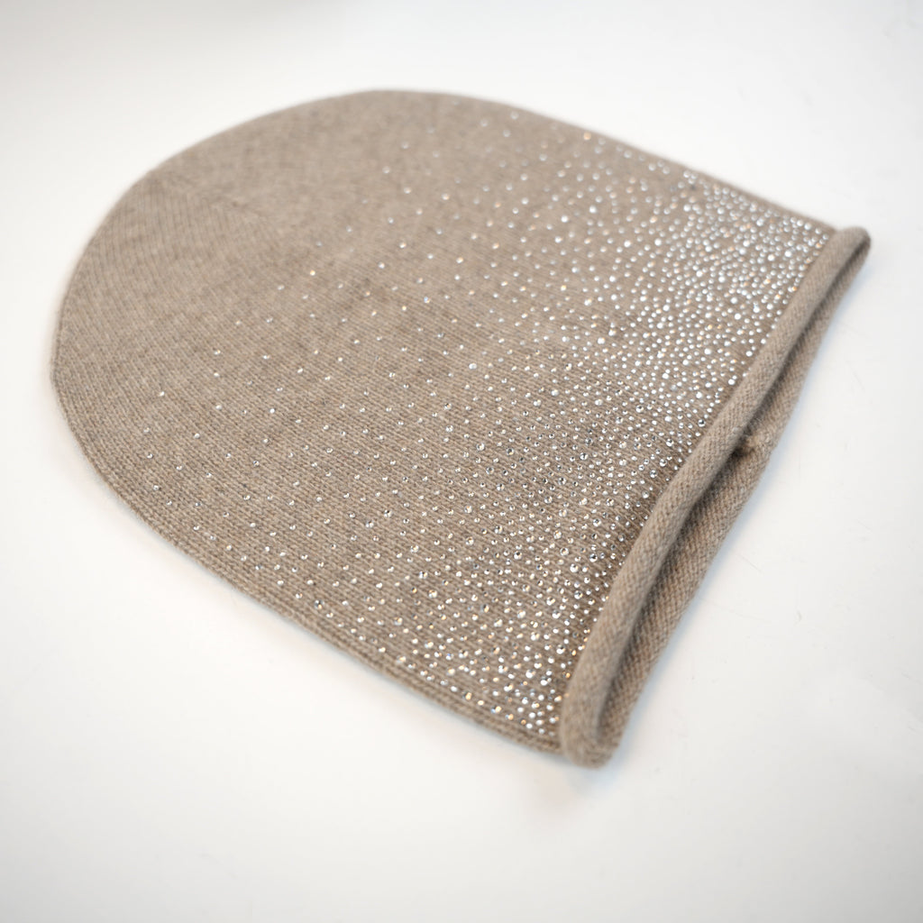 CASHMERE HAT WITH RHINESTONES-4
