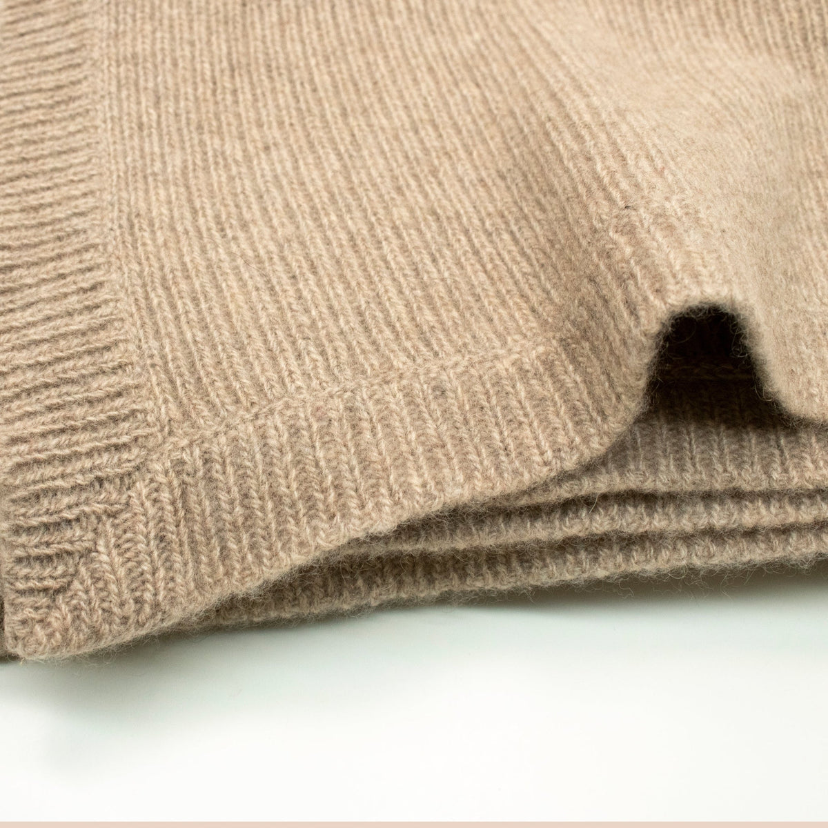 CASHMERE BABY BLANKET- NILE BROWN-2