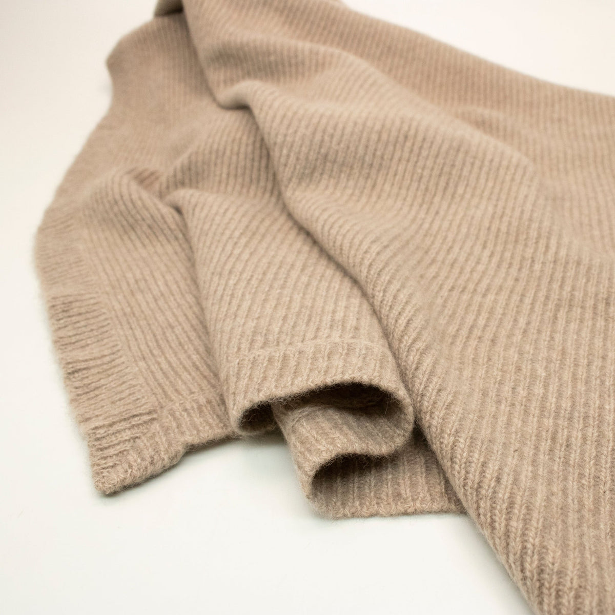 CASHMERE BABY BLANKET- NILE BROWN-3