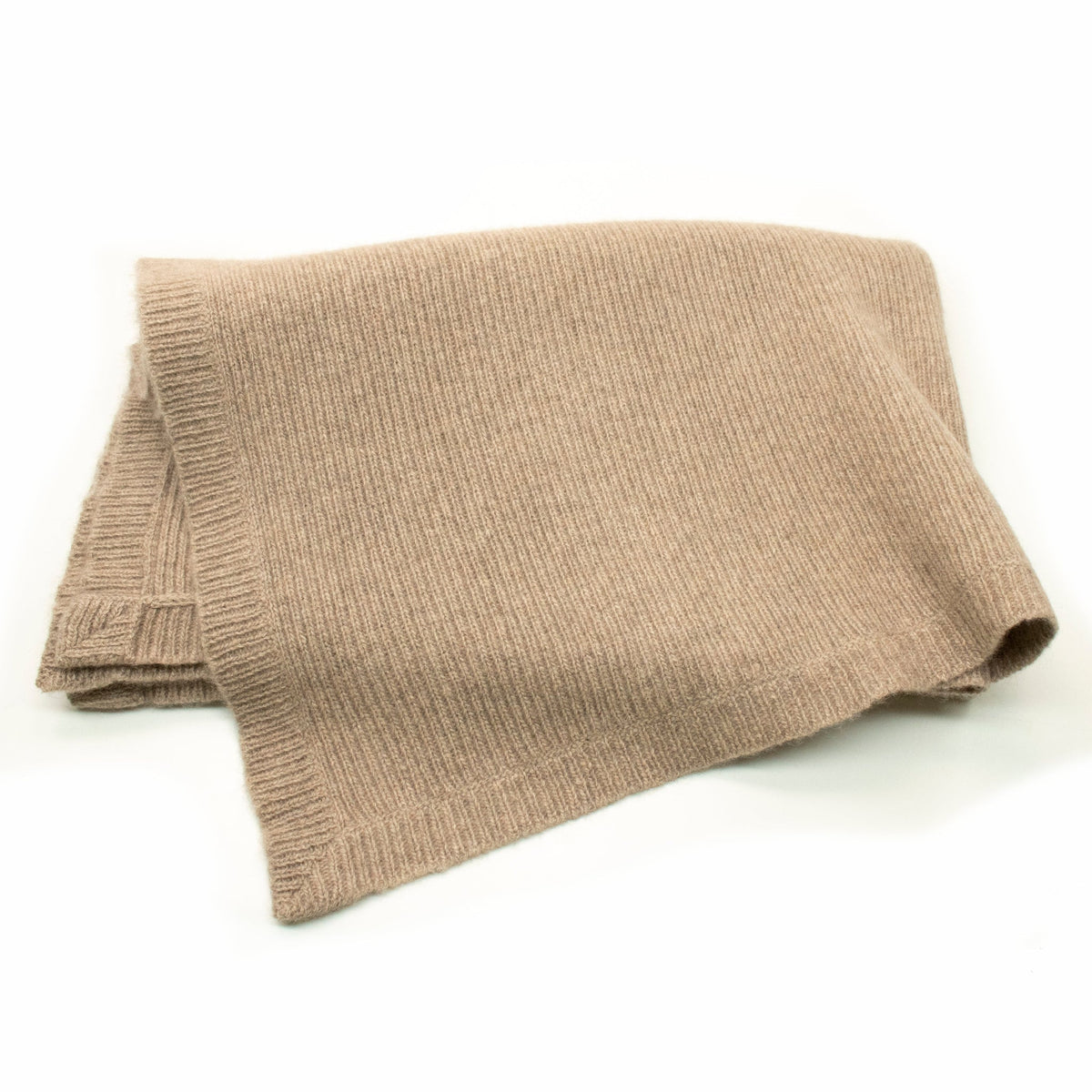 CASHMERE BABY BLANKET- NILE BROWN-1
