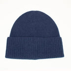 CASHMERE BEANIE- CLASSIC NAVY-1