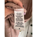 Button-Up Long Sleeve Sweater Dress – M