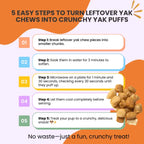 Turmeric Yak Chews – Natural Anti-Inflammatory Chews for Small + Large Dogs