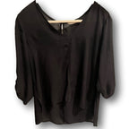 Lush Brand Semi-Sheer Hi-Low Blouse