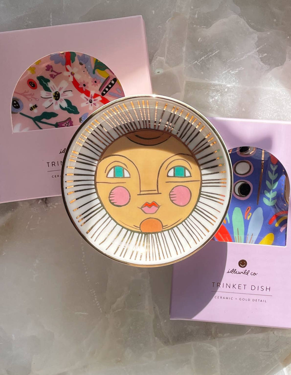 Smiley Porcelain Trinket Dish