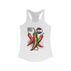 Pueblo Chile + Frijoles Festival Racerback Tank Top