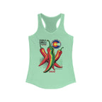 Pueblo Chile + Frijoles Festival Racerback Tank Top