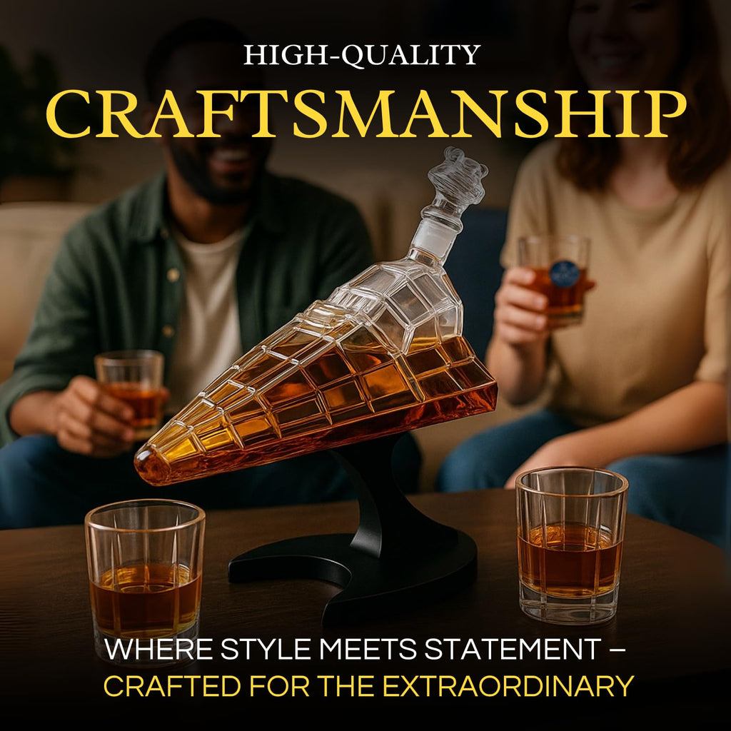 Galactic Command Cruiser Whiskey Decanter Set 20oz-4