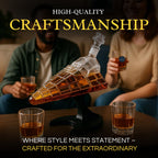 Galactic Command Cruiser Whiskey Decanter Set 20oz-4