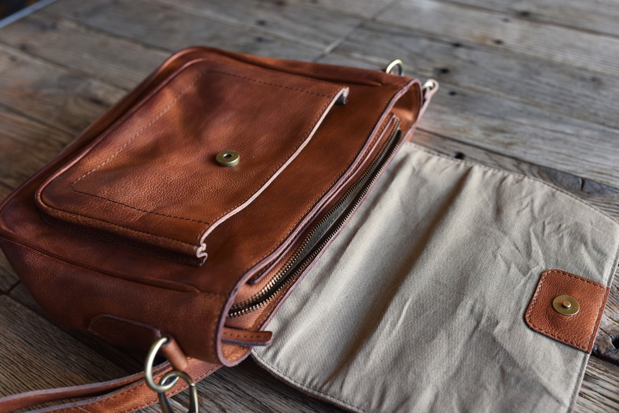 Journey Genuine Leather Crossbody Purse