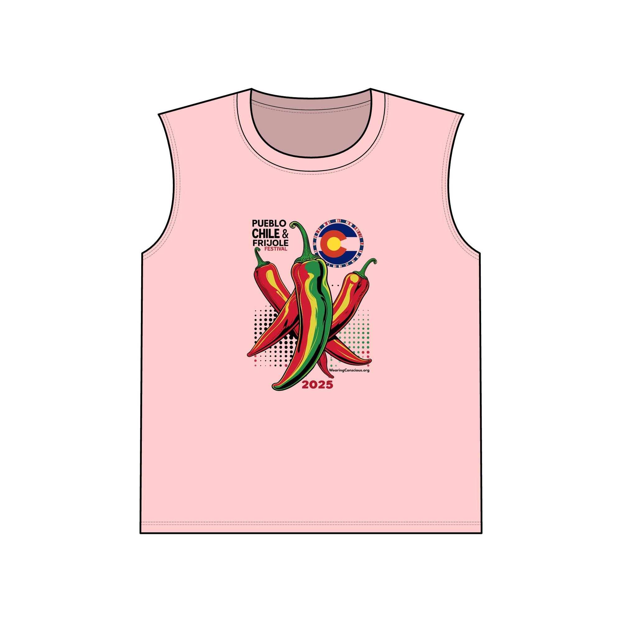 Unofficial Pueblo Chile & Frijoles Festival 2025 Muscle Tank